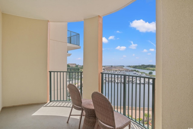 8121 Amalfi Pl Unit 7-604, Myrtle Beach, SC 29572 - balcony with a water view