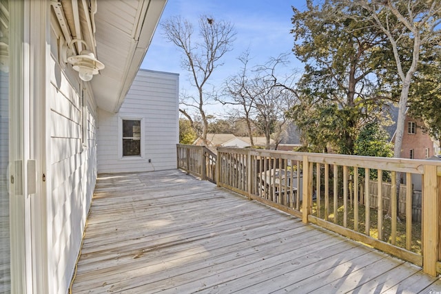 view of deck