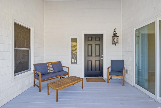 view of exterior entry
