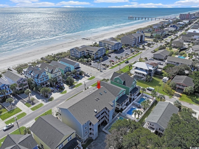 612 N Ocean Blvd Unit 103, Surfside Beach, SC 29575 - aerial view of residential area with expansive coastline