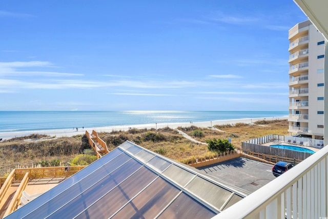 5806 N Ocean Blvd Unit 203, North Myrtle Beach, SC 29582 - water view featuring nearby beach