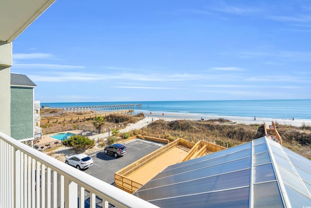5806 N Ocean Blvd Unit 203, North Myrtle Beach, SC 29582 - water view with local beach