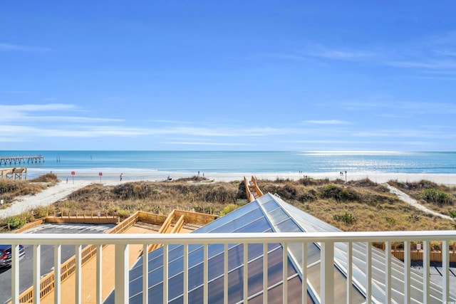 5806 N Ocean Blvd Unit 203, North Myrtle Beach, SC 29582 - water view with local beach