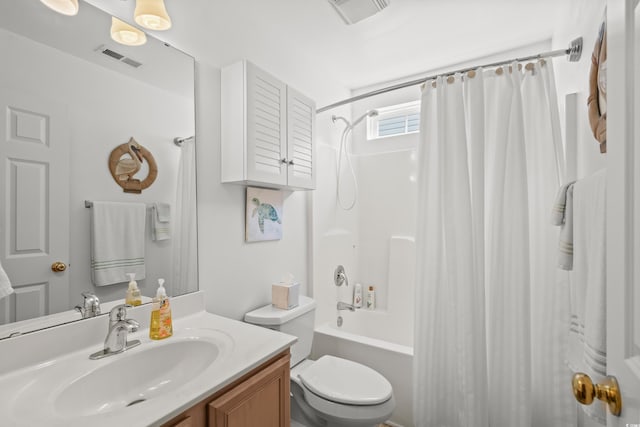 6478 Royal Pine Dr, Myrtle Beach, SC 29588 - bathroom featuring shower / bathtub combination with curtain, toilet, and vanity
