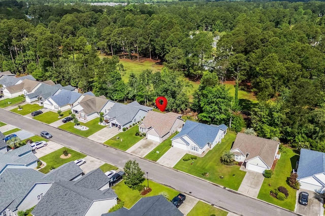 6478 Royal Pine Dr, Myrtle Beach, SC 29588 - aerial perspective of suburban area featuring a forest