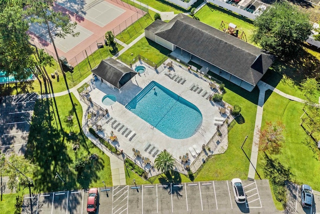 6478 Royal Pine Dr, Myrtle Beach, SC 29588 - aerial view of a pool