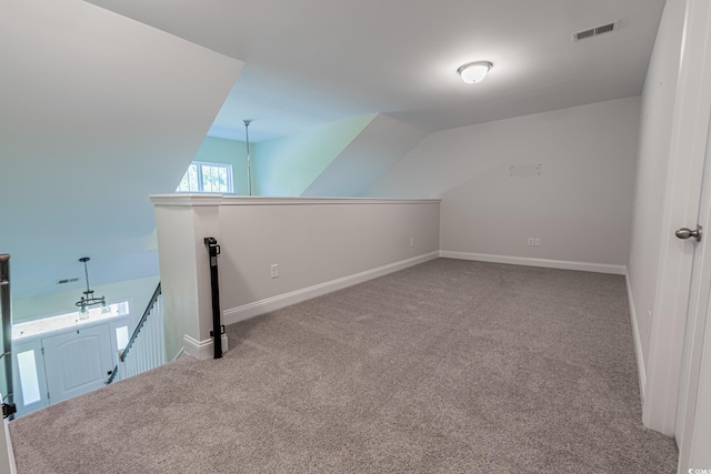 395 Dunbarton Ln, Conway, SC 29526 - bonus room featuring carpet flooring, baseboards, and vaulted ceiling