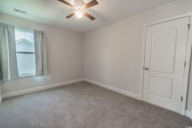 395 Dunbarton Ln, Conway, SC 29526 - unfurnished room featuring ceiling fan, carpet flooring, and baseboards