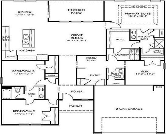 4857 Hopespring St, Myrtle Beach, SC 29579 - view of floor plan / room layout