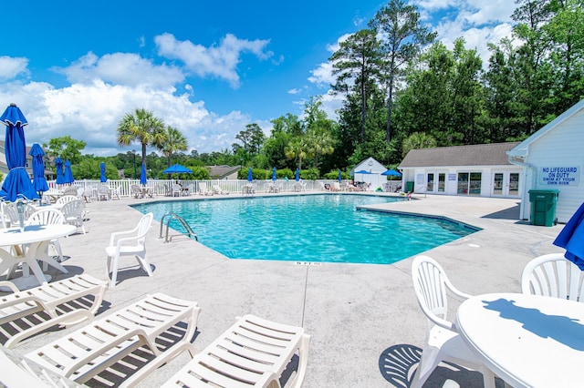111 Rose Water Loop, Myrtle Beach, SC 29588 - community pool with a patio area