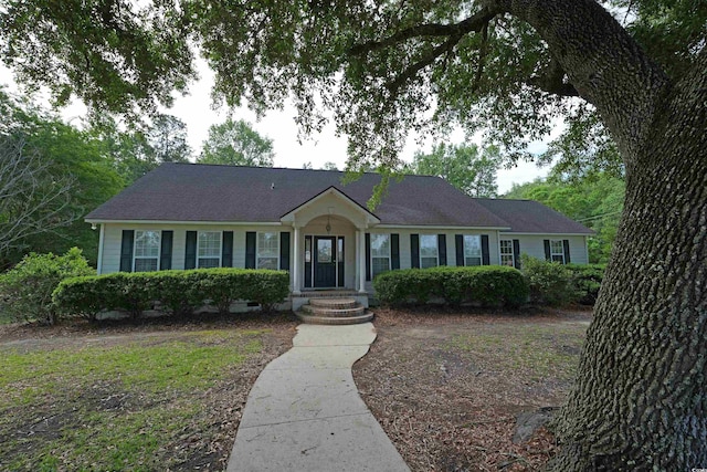 view of ranch-style house
