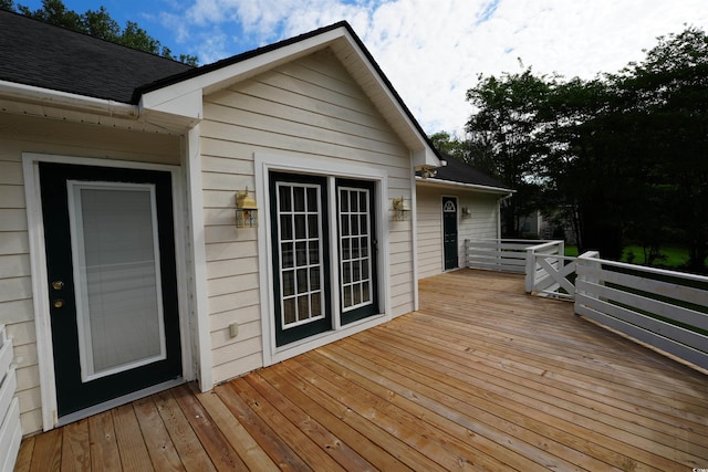 view of deck