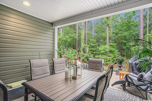 2016 Willow Run Dr Unit B, Little River, SC 29566 - view of patio featuring outdoor dining area