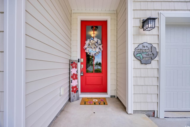 view of property entrance