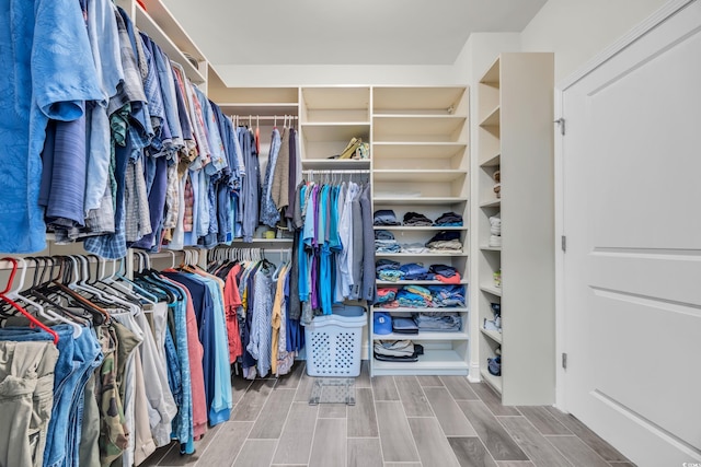 1009 Oak Marsh Ln, North Myrtle Beach, SC 29582 - walk in closet featuring wood finished floors