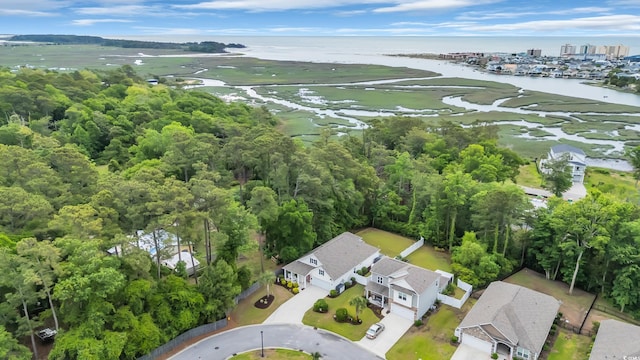 1009 Oak Marsh Ln, North Myrtle Beach, SC 29582 - drone / aerial view of a nearby body of water
