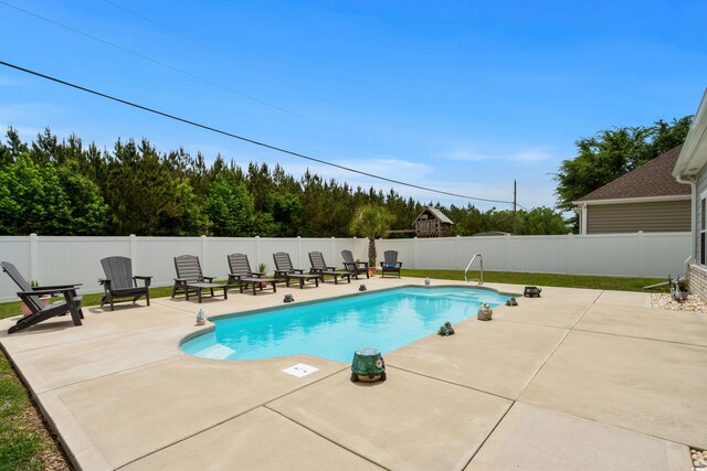 322 Canyon Dr, Conway, SC 29526 - view of swimming pool with a patio and a fenced backyard