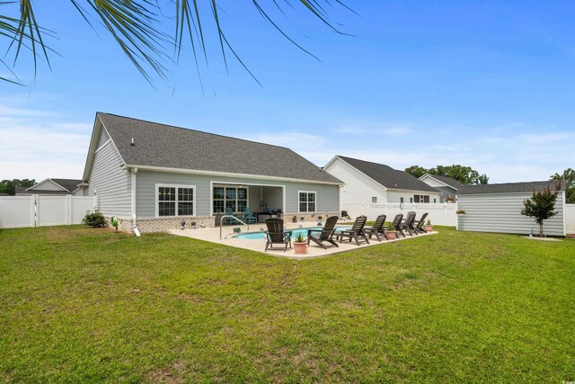 322 Canyon Dr, Conway, SC 29526 - back of house with a patio and roof with shingles