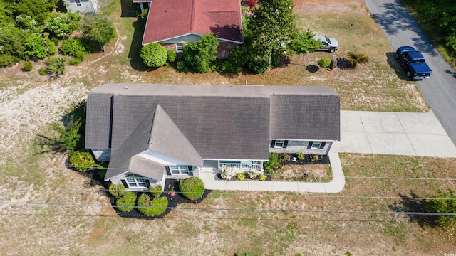 view from above of property