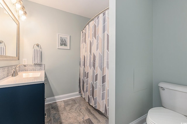 511 Colonial Trace Dr Unit 7-C, Longs, SC 29568 - bathroom featuring vanity, a shower with shower curtain, and backsplash