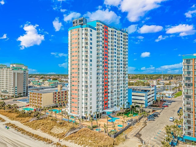 view of property with a city view