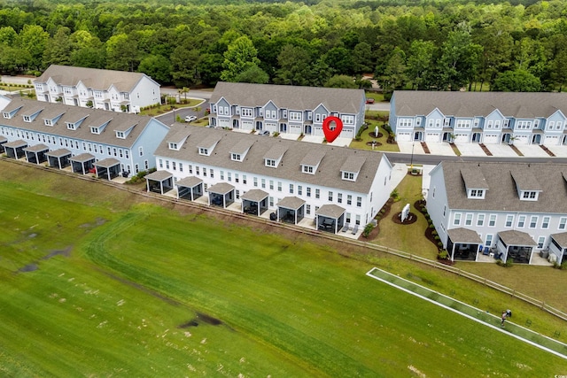 5127 Double Eagle Way Unit 11, North Myrtle Beach, SC 29582 - aerial view of residential area featuring a forest