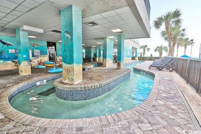 2301 S Ocean Blvd Unit 621, Myrtle Beach, SC 29577 - view of indoor pool