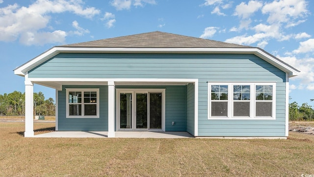 764 Choctaw Dr, Conway, SC 29526 - rear view of property featuring a lawn and a patio