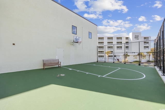 9400 Shore Dr Unit 509, Myrtle Beach, SC 29572 - view of basketball court featuring fence and basketball court