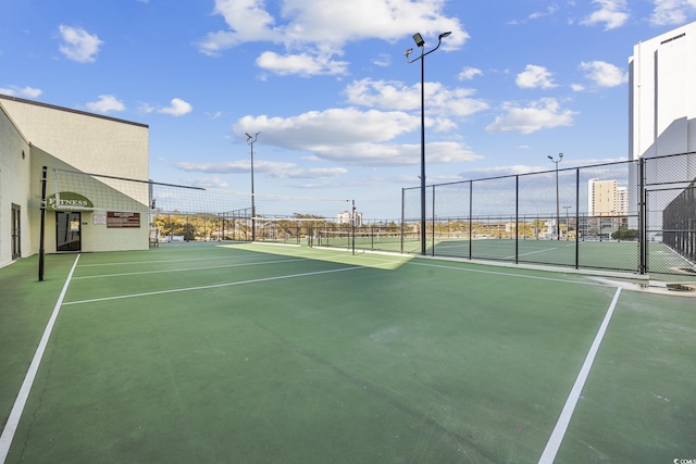 9400 Shore Dr Unit 509, Myrtle Beach, SC 29572 - view of tennis court with fence