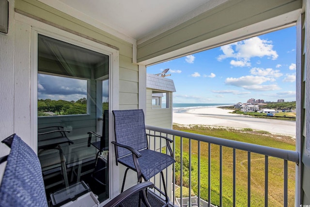 9400 Shore Dr Unit 509, Myrtle Beach, SC 29572 - balcony featuring a water view