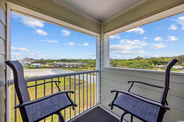 9400 Shore Dr Unit 509, Myrtle Beach, SC 29572 - balcony with a water view