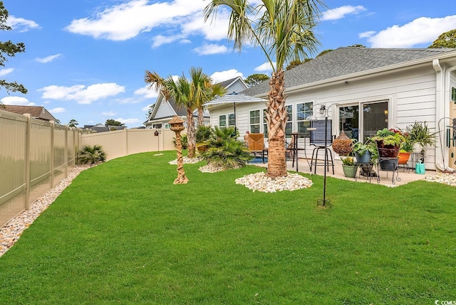 1340 Jolly Roger Dr, North Myrtle Beach, SC 29582 - view of yard featuring a patio