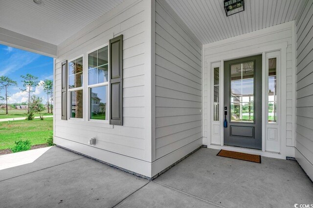 1142 Fiddlehead Way, Myrtle Beach, SC 29579 - entrance to property featuring covered porch