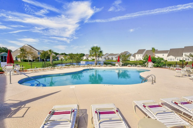 6172 Catalina Dr Unit 515, North Myrtle Beach, SC 29582 - community pool with a patio area and a residential view