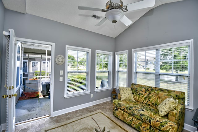 6172 Catalina Dr Unit 515, North Myrtle Beach, SC 29582 - sunroom / solarium featuring lofted ceiling