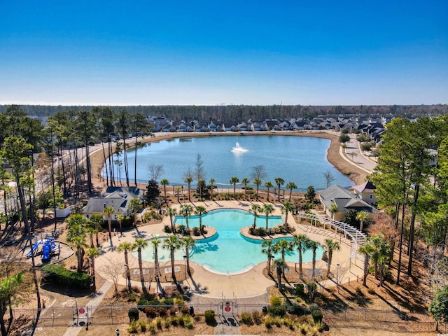 1444 Thames Ct, Myrtle Beach, SC 29577 - aerial view of a nearby body of water and a pool