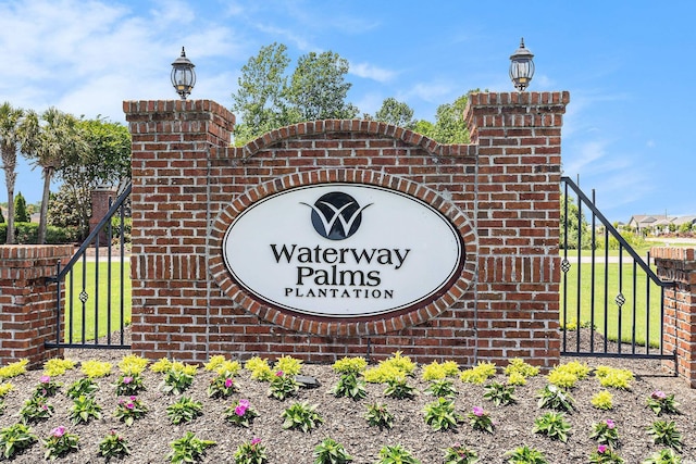 5032 Middleton View Dr, Myrtle Beach, SC 29579 - community sign with a lawn