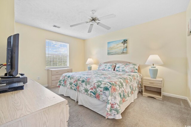 633 Waterway Village Blvd Unit 11D, Myrtle Beach, SC 29579 - bedroom featuring carpet, baseboards, and a ceiling fan