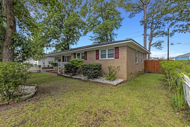 2519 Reta St, Conway, SC 29526 - view of front facade featuring brick siding and crawl space