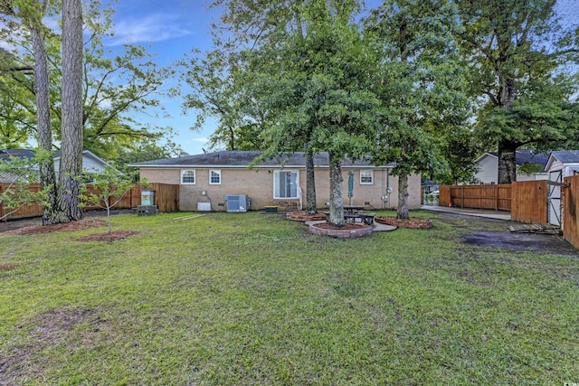 2519 Reta St, Conway, SC 29526 - back of property with central air condition unit and brick siding