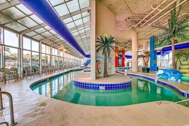 view of indoor pool