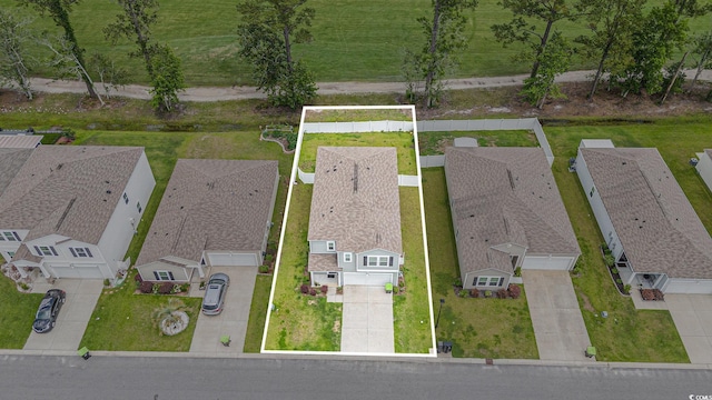 2059 Borgata Loop, Longs, SC 29568 - aerial perspective of suburban area featuring property parcel outlined