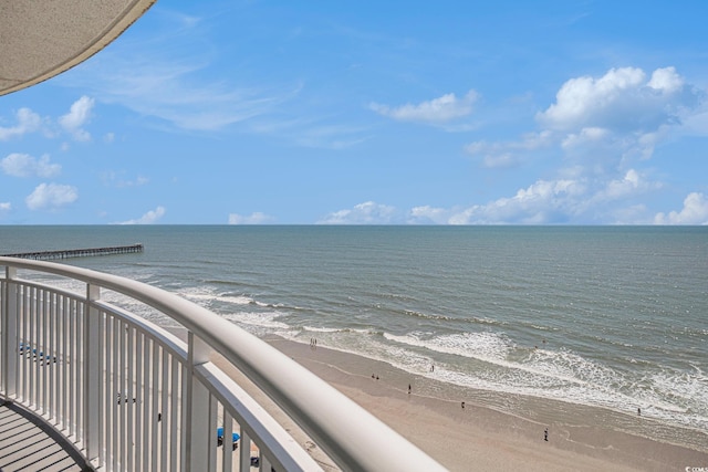 201 S Ocean Blvd Unit 1112, Myrtle Beach, SC 29577 - water view with local beach