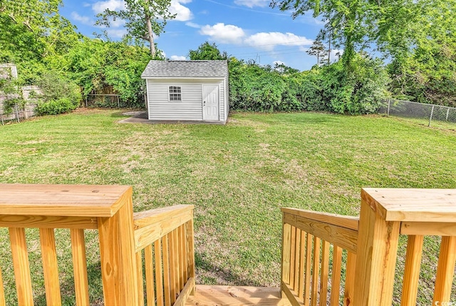 3001 Wiley Dr, North Myrtle Beach, SC 29582 - view of yard featuring a deck