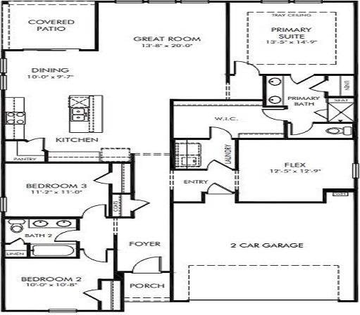 4849 Hopespring St, Myrtle Beach, SC 29579 - home floor plan