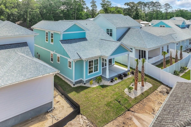 1961 Indigo Cove Ln, Calabash, NC 28467 - aerial view of residential area featuring a tree filled landscape