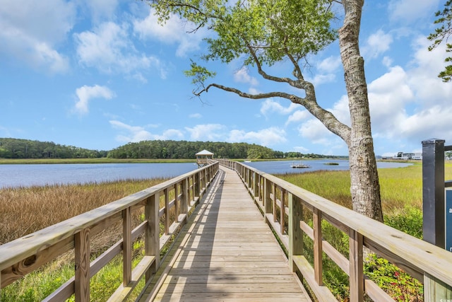 1961 Indigo Cove Ln, Calabash, NC 28467 - dock area featuring a water view