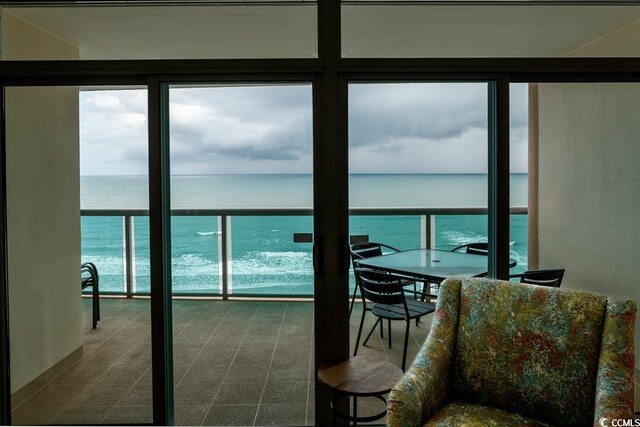 1903 S Ocean Blvd S Unit 808, North Myrtle Beach, SC 29582 - balcony with a water view