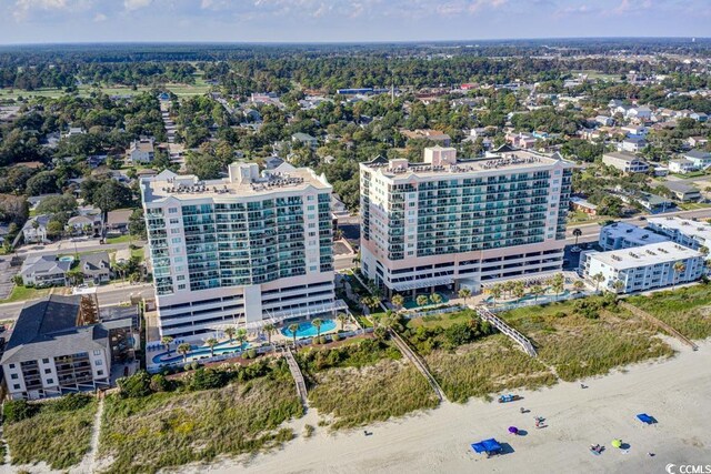 1903 S Ocean Blvd S Unit 808, North Myrtle Beach, SC 29582 - drone / aerial view of a pool